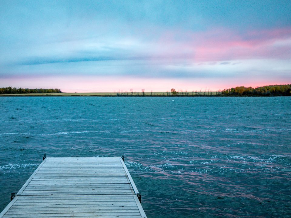 Off the dock, evening