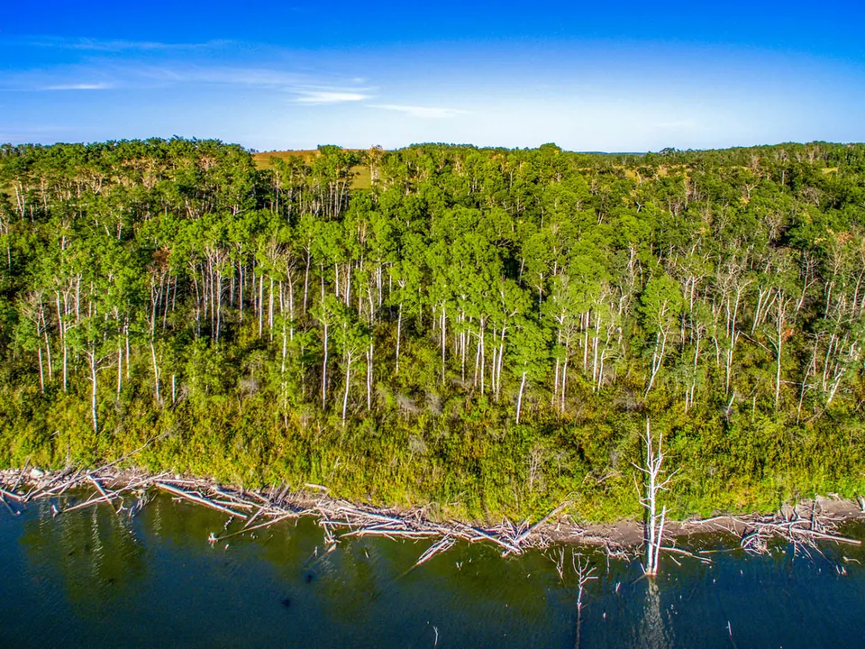 Aerial photo of Lot 14