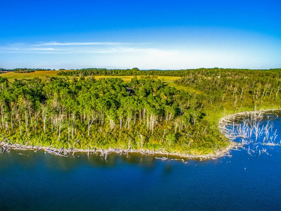 Aerial photo of Lot 19