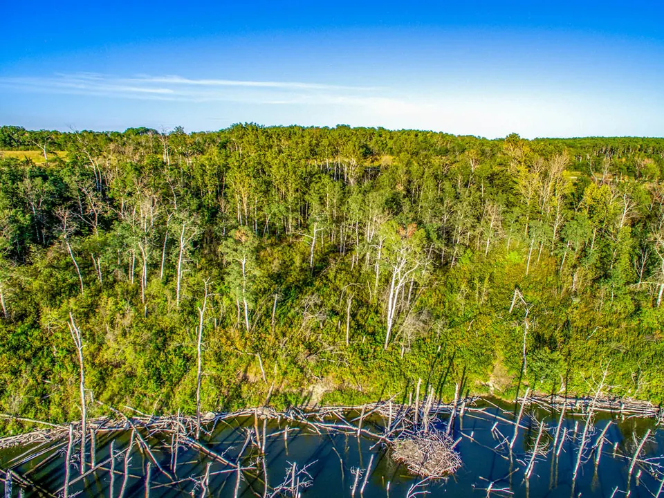 Aerial photo of Lot 23